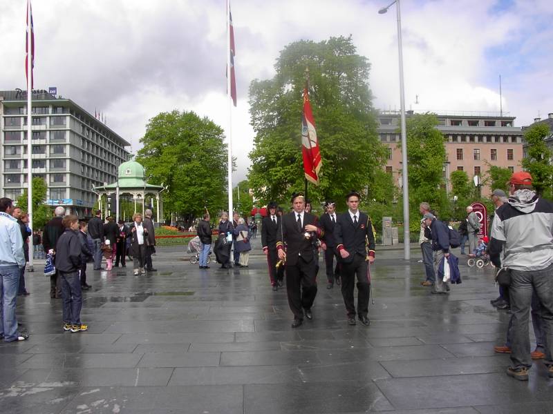 Markens p vei til formiddagsarrangementet