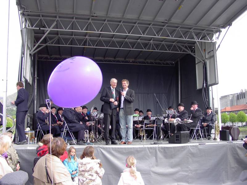 Speaker Wilborn intervjuer en Gamlekar fra Skansens